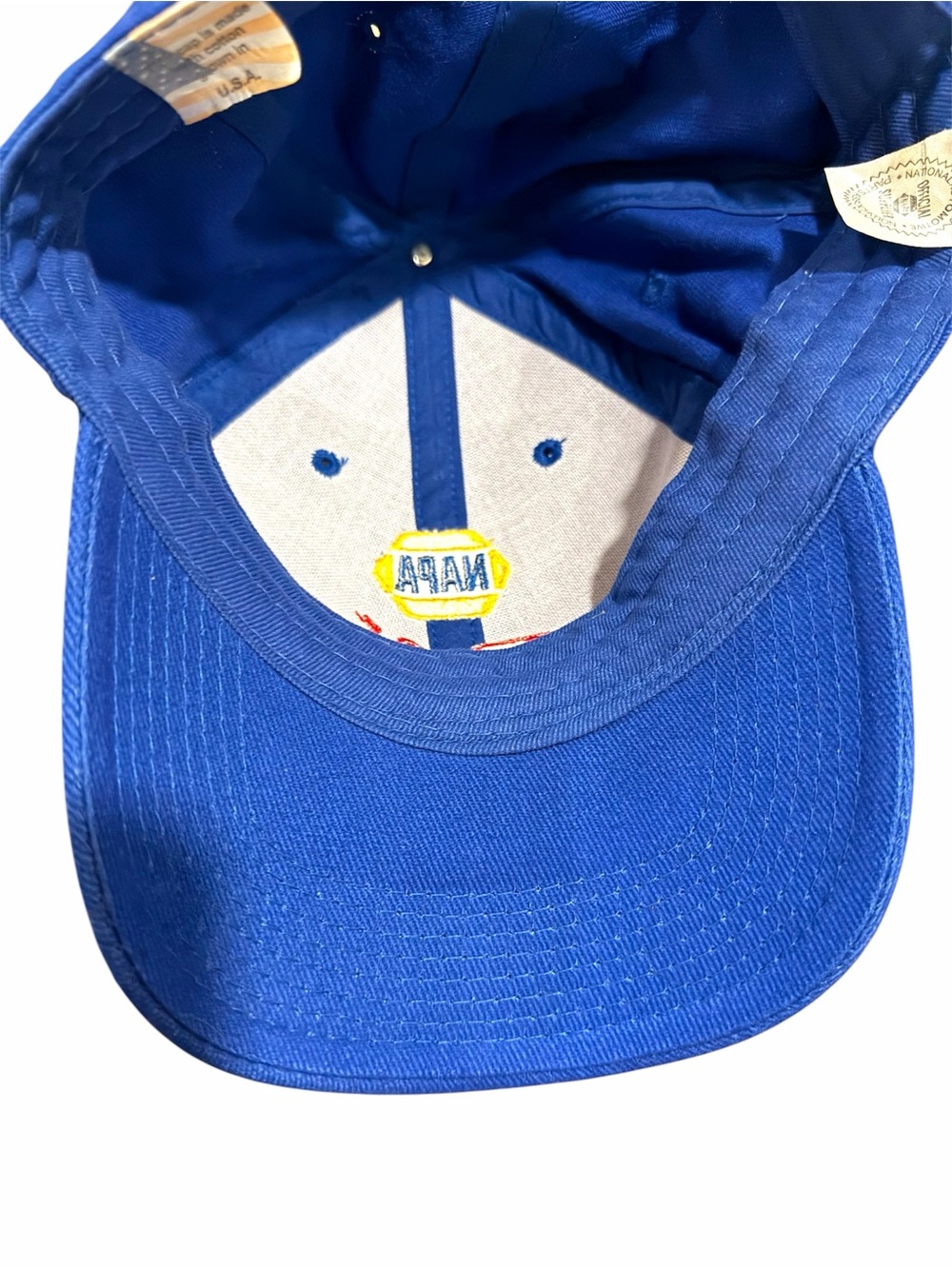 NAPA Racing Blue Hat with Red “Racing” Script - Picture 5 of 7